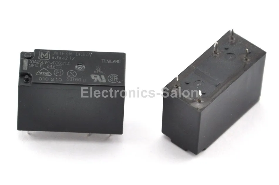 ( 10 pcs/lot ) JW1FSN-DC24V 10A Power Relay,SPDT/1 Form C, Ideal for Power Supply
( 10 pcs/lot ) JW1FSN-DC24V 10A Power Relay,SPDT/1 Form C, Ideal for Power Supply