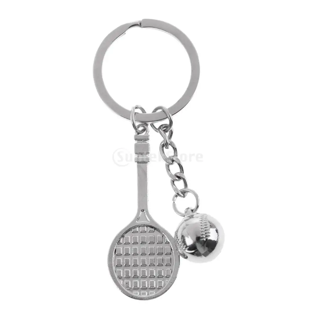 Sturdy Alloy Tennis Racket Tennis Ball Style Keyring Keychain Bag Decoration Gifts
Sturdy Alloy Tennis Racket Tennis Ball Style Keyring Keychain Bag Decoration Gifts