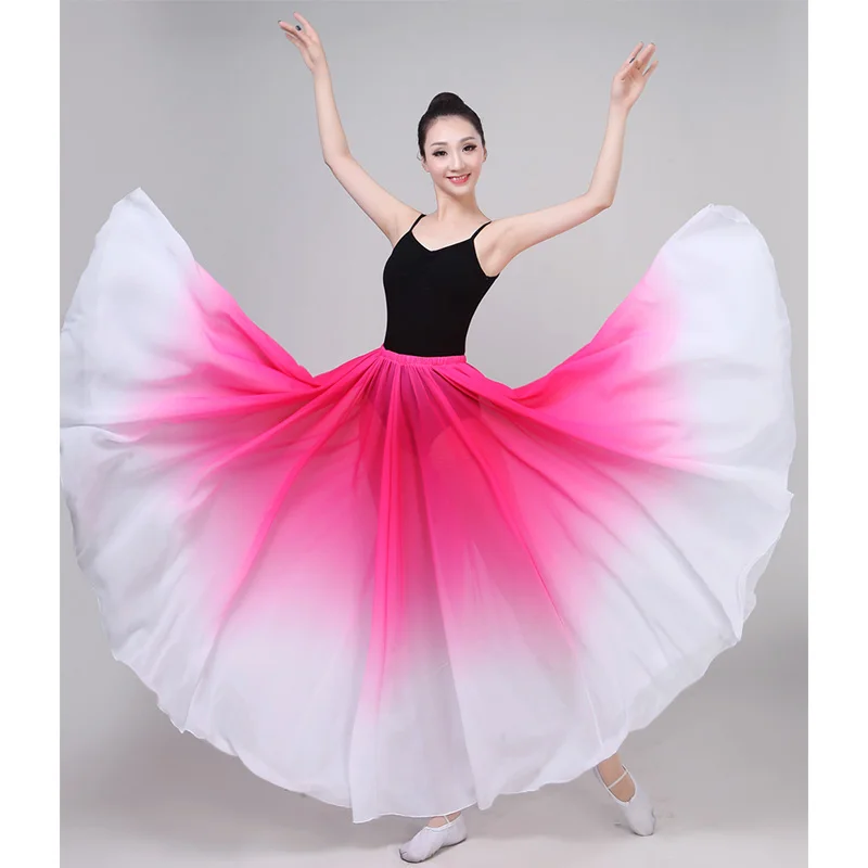 Girls Modern Dance Skirt Female Belly Dancing Performance Dress Female Chinese Wind Skirt Dance Ballet Practice Suit D0796
Girls Modern Dance Skirt Female Belly Dancing Performance Dress Female Chinese Wind Skirt Dance Ballet Practice Suit D0796
