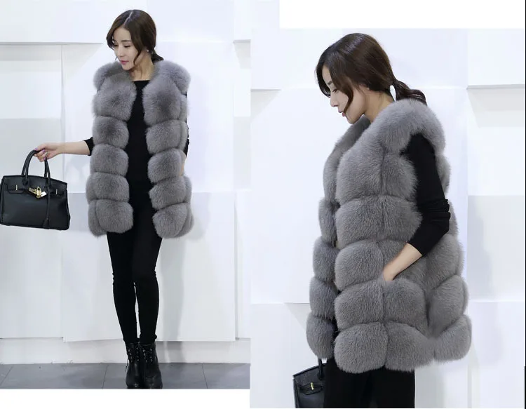 MLHXFUR Long Grey Genuine Fox Fur Grid Waistcoat Vest Gilet Sleeveless Coat Plus Size Grid Patchwork Waistcoat Plus
MLHXFUR Long Grey Genuine Fox Fur Grid Waistcoat Vest Gilet Sleeveless Coat Plus Size Grid Patchwork Waistcoat Plus