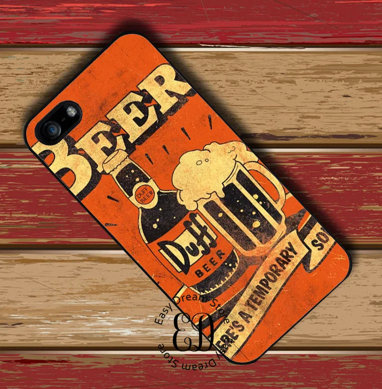 Модный чехол Duff с изображением пива для iphone 11 12 pro X XR XS Max 6 7 8 plus Samsung S10 S20 s8 s9 note 9 10|case