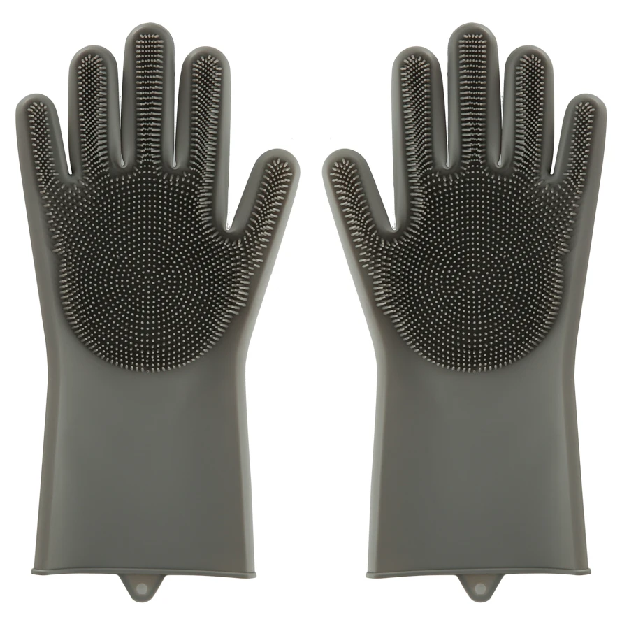 1 пара силиконовых волшебных резиновых перчаток экологически чистые чистящие