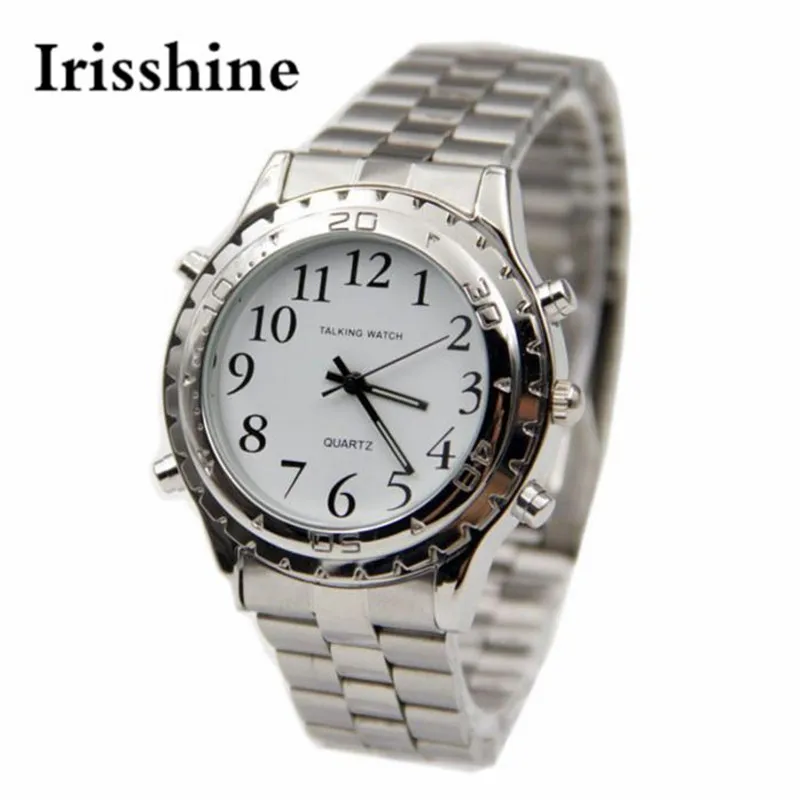 Irisshine i0650 unisex men's watch Speaking English designer Stainless Steel Watch for the Blind or visually impaired love gift
Irisshine i0650 unisex men's watch Speaking English designer Stainless Steel Watch for the Blind or visually impaired love gift