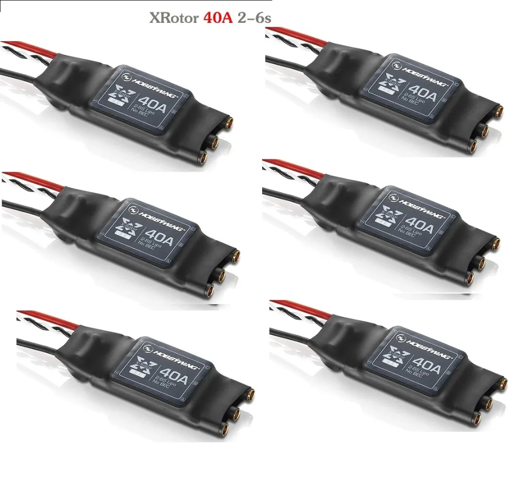 

Hobbywing XRotor 40A 2-6S Speed controller OPTO NO BEC Brushless ESC for FPV Drone Quadcopter