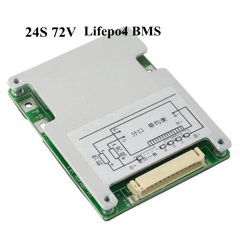 Защитная плата BMS Lifepo4 для аккумулятора электронного велосипеда, 24s 50A 72 в
Защитная плата BMS Lifepo4 для аккумулятора электронного велосипеда, 24s 50A 72 в