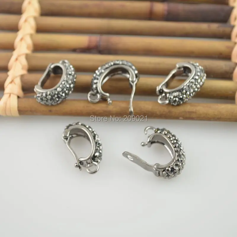 Charms! Pave Rhinestone Decoration Pinch Bail Clasps Jewelry Making 20pcs
Charms! Pave Rhinestone Decoration Pinch Bail Clasps Jewelry Making 20pcs