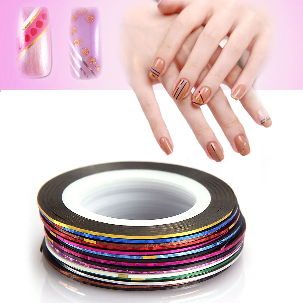 New 2016 Beauty Summer Styles 60pcs Mixed Colors Rolls Striping Tape Nail Art Tips Decoration Sticker Sticker on Nails
New 2016 Beauty Summer Styles 60pcs Mixed Colors Rolls Striping Tape Nail Art Tips Decoration Sticker Sticker on Nails