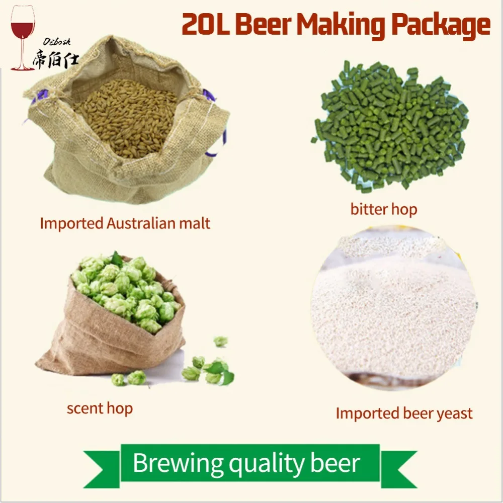 20 л Пивоваренная упаковка Stout IPA Abbey, Бельгийская пшеница, бледный эль, семейное пиво, ароматное пиво, хоп, дрожжи, изготовление солода посылка
20 л Пивоваренная упаковка Stout IPA Abbey, Бельгийская пшеница, бледный эль, семейное пиво, ароматное пиво, хоп, дрожжи, изготовление солода посылка