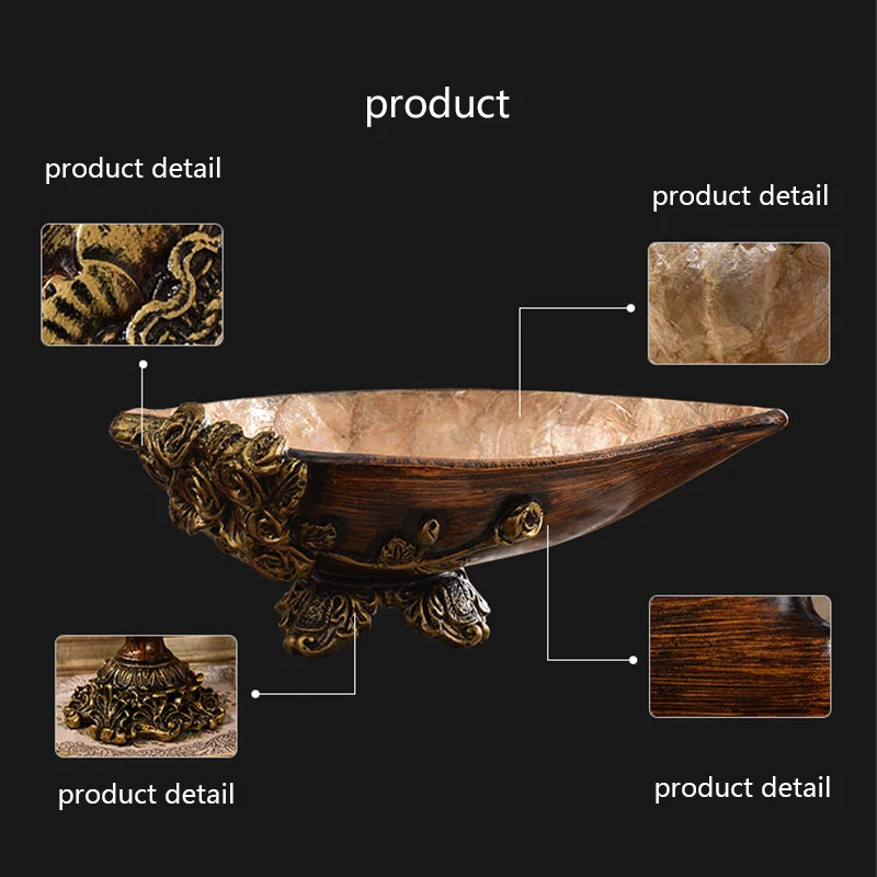 European Style Decor Plate Natural Resin Luxurious Plates Fruit Tray Pastry Nuts Trays Tea Ceremony Accessories Display Dish Art
European Style Decor Plate Natural Resin Luxurious Plates Fruit Tray Pastry Nuts Trays Tea Ceremony Accessories Display Dish Art