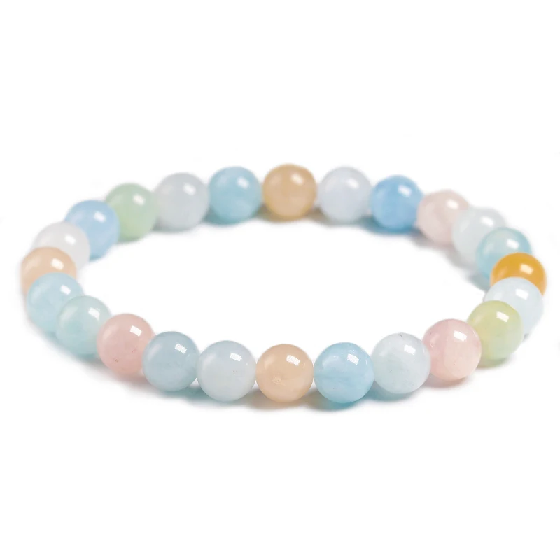 Natural Multicolor A+ Morganite Stones Beads Strand Bracelet Accessories for Women Girls Gift Handmade Fine Jewelry
Natural Multicolor A+ Morganite Stones Beads Strand Bracelet Accessories for Women Girls Gift Handmade Fine Jewelry