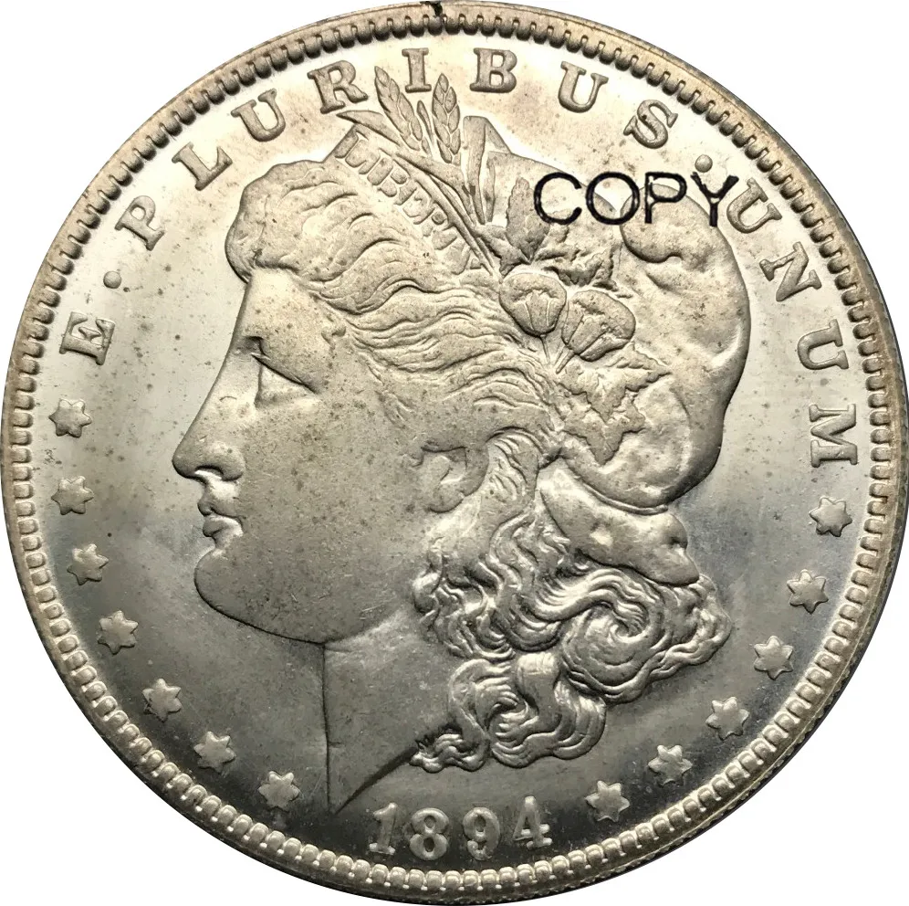 1894 США, серебро 90% пробы, один доллар Моргана/копировальные монеты/Высокое качество
1894 США, серебро 90% пробы, один доллар Моргана/копировальные монеты/Высокое качество