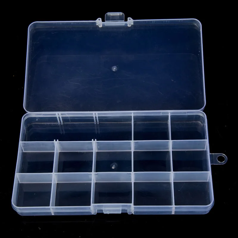 15 cells Adjustable Jewelry Beads Pills Nail Art Tips Home Organize Storage Plastic Box Case
15 cells Adjustable Jewelry Beads Pills Nail Art Tips Home Organize Storage Plastic Box Case