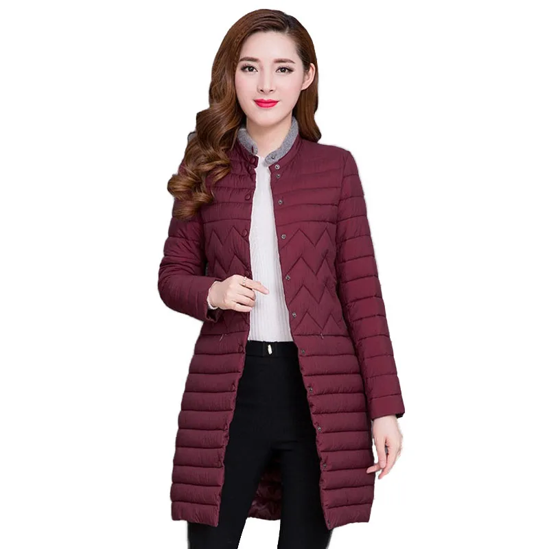 Thin Light parkas women 2018 Autumn Winter Cotton-padded jacket Slim female Down cotton jacket Plus size winter long coats N190
Thin Light parkas women 2018 Autumn Winter Cotton-padded jacket Slim female Down cotton jacket Plus size winter long coats N190