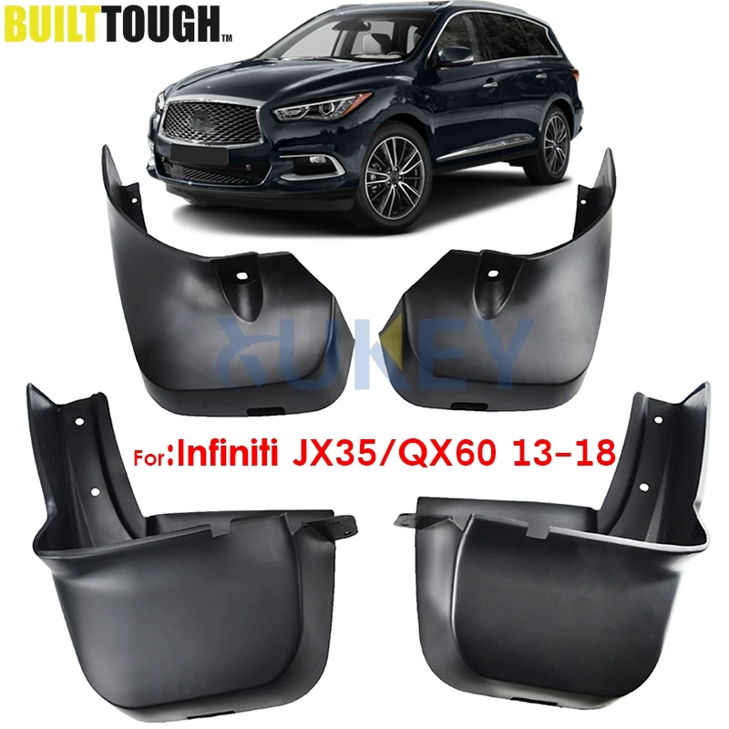 Набор литых автомобильных брызговиков для Infiniti JX35 QX60 2013 2018 Брызговики 2014 2015 2016