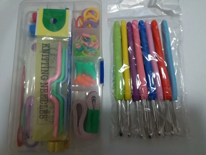 All-in-one set Different sizes Crochet hooks Needles Stitches knitting Craft Case crochet set in Case Yarn Hook
All-in-one set Different sizes Crochet hooks Needles Stitches knitting Craft Case crochet set in Case Yarn Hook