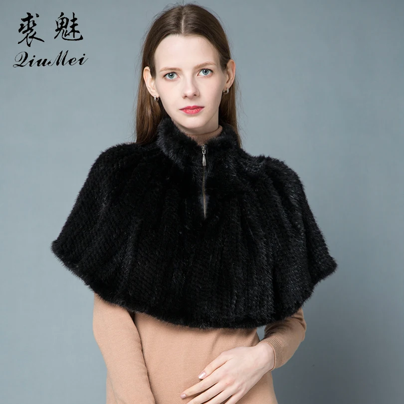 2018 Winter Knitted Natural Mink Shawls Fashion Fur Cape Stole Genuine Mink Fur Women Pashmina Black Scarves Real Fur Poncho
2018 Winter Knitted Natural Mink Shawls Fashion Fur Cape Stole Genuine Mink Fur Women Pashmina Black Scarves Real Fur Poncho