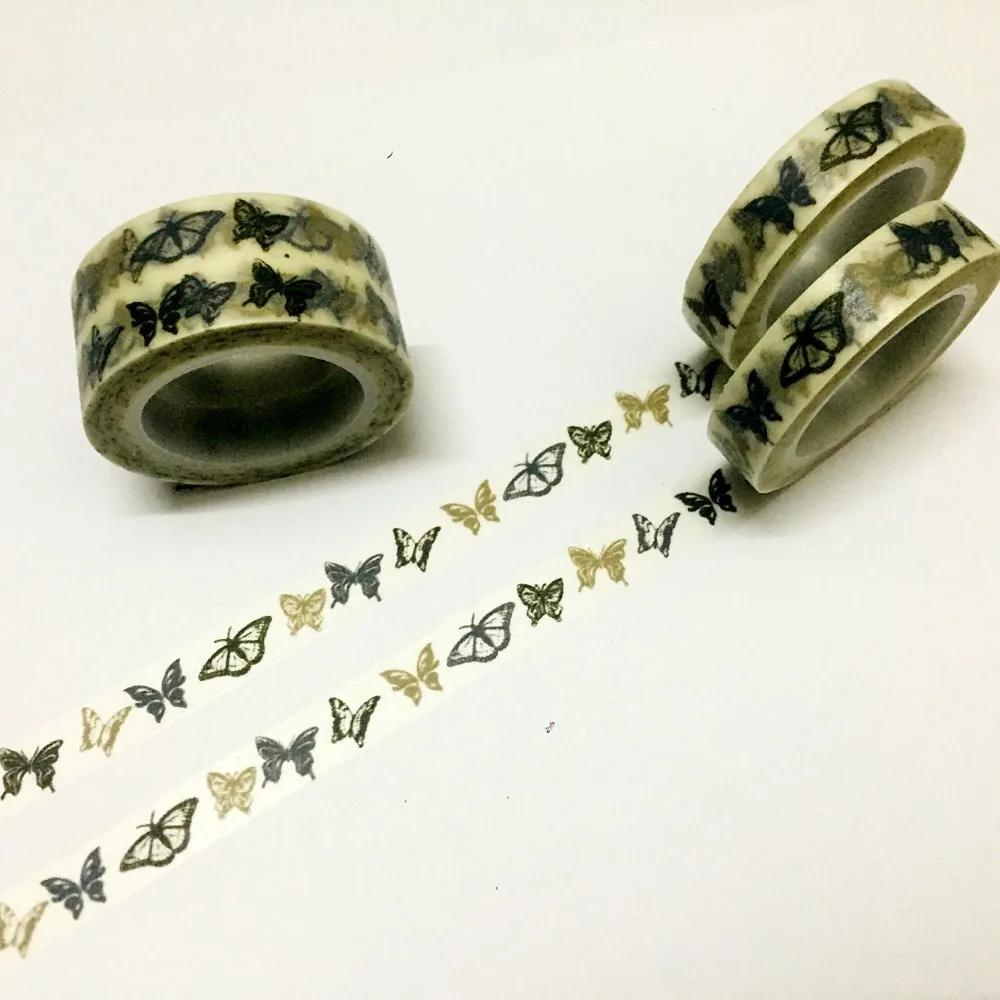 Free shipping 2 ROLLS same design washi paper tape/10mm*10m*2 rolls varied butterfly masking japan washi tape
Free shipping 2 ROLLS same design washi paper tape/10mm*10m*2 rolls varied butterfly masking japan washi tape