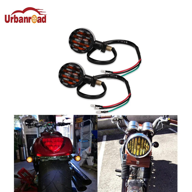 Urbanroad 2Pair Retro fence Turn Signal lamp 10mm Screw Mouth 12v Motorcycle Turn Signal Light For Harley for Kawasaki for Honda
Urbanroad 2Pair Retro fence Turn Signal lamp 10mm Screw Mouth 12v Motorcycle Turn Signal Light For Harley for Kawasaki for Honda