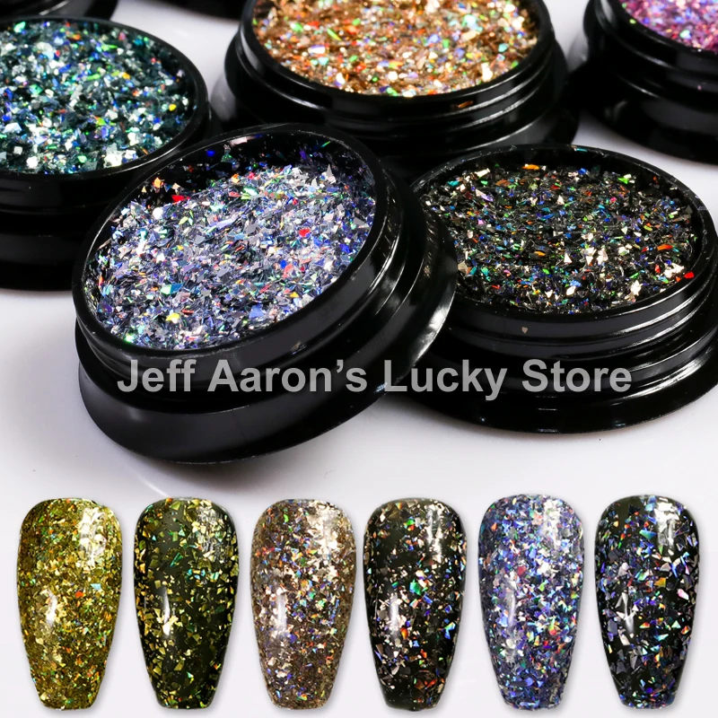 2Pots High Quality Holographic Irregular Glitter Gel Nail Polish Powder Sequins For Nail Art Decorations Manicure Supplies Tool
2Pots High Quality Holographic Irregular Glitter Gel Nail Polish Powder Sequins For Nail Art Decorations Manicure Supplies Tool