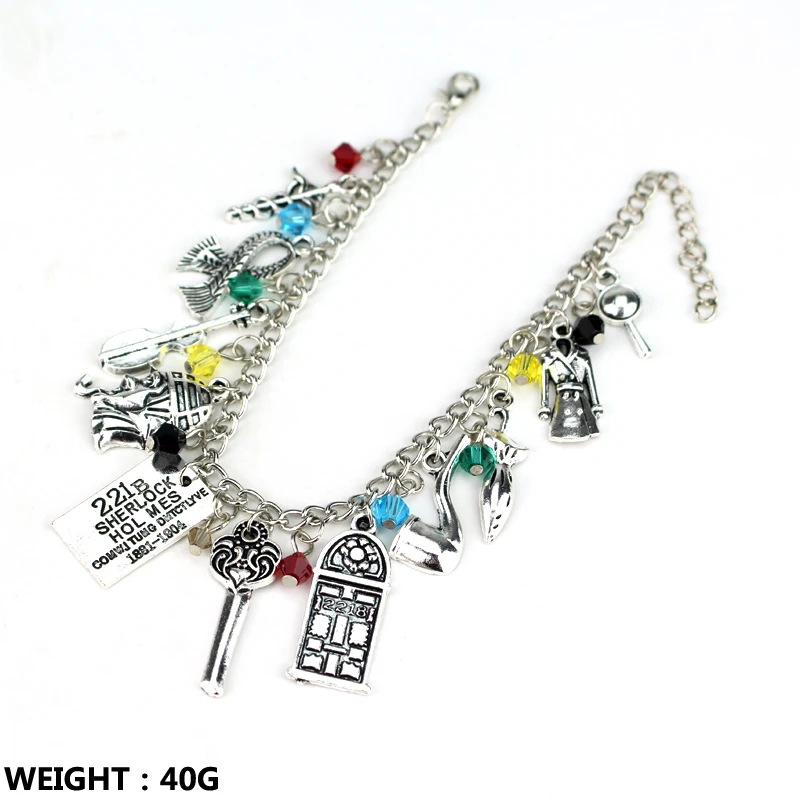Fashion Anime Charm Prop Costume Bracelets Movie 221B Sherlock Vampire Diaries Bangles Cosplay Gifts Jewelry | Украшения и