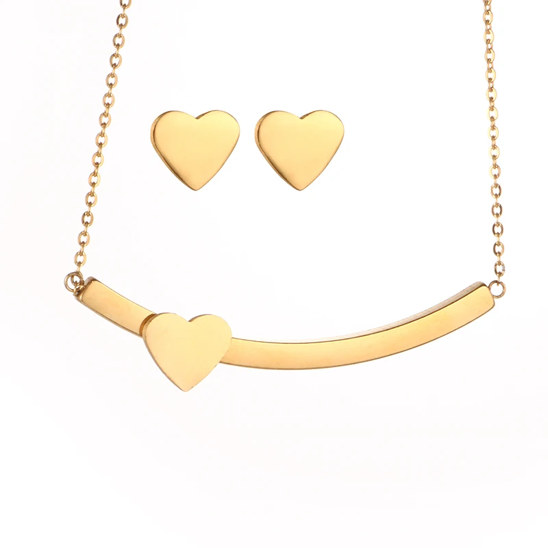 MSX Romantic Love Heart Jewelry Set for Women Wedding Gift Gold Color Heart Earrings + Necklace Love Jewelry
MSX Romantic Love Heart Jewelry Set for Women Wedding Gift Gold Color Heart Earrings + Necklace Love Jewelry