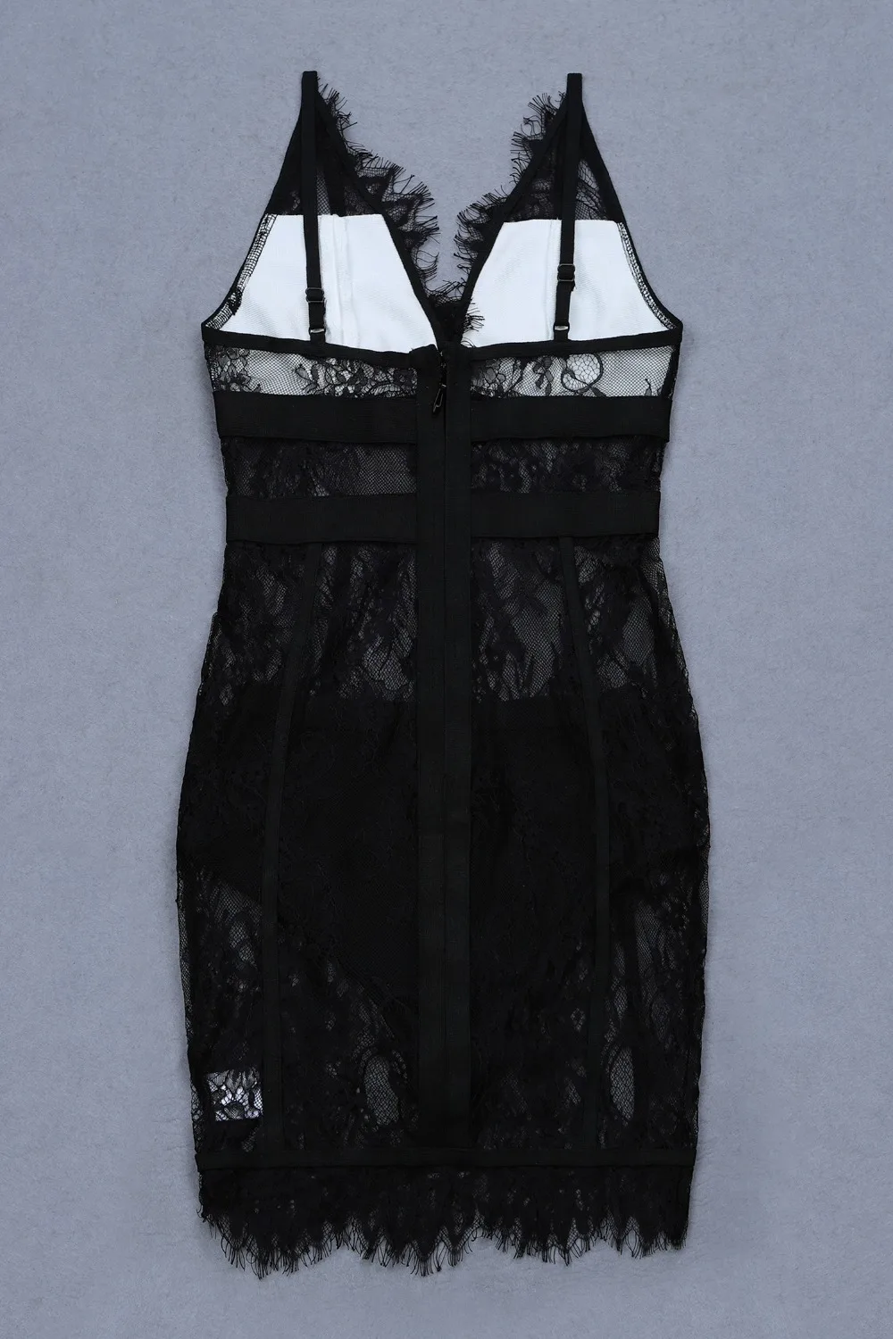 Elegant 2019 newest Women black lace v neck spaghetti strap celebrity party Bodycon bandage Dress dropshipping
Elegant 2019 newest Women black lace v neck spaghetti strap celebrity party Bodycon bandage Dress dropshipping