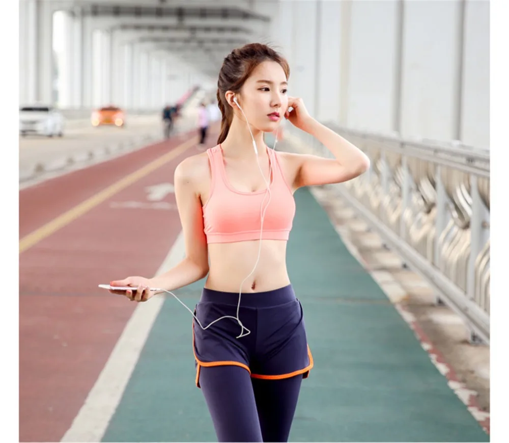 Absorb Sweatshirt Yoga Quick Dry Breathable Running Solid Pink Corset Sports Bra Ladies Seamless | Спорт и развлечения