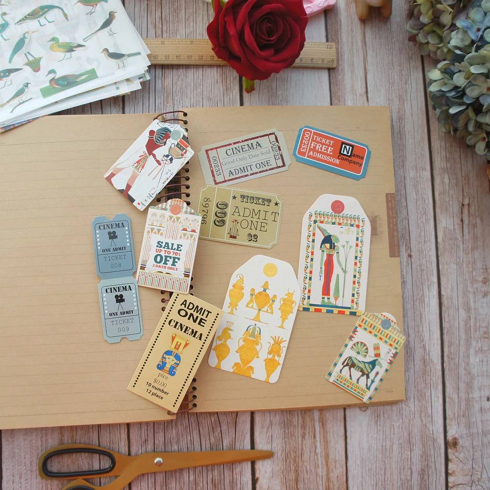 30 Pcs DIY One-day Tour To Egypt Theme Tag Mini Card Background Craft Paper Scrapbooking Creative Gift Use
30 Pcs DIY One-day Tour To Egypt Theme Tag Mini Card Background Craft Paper Scrapbooking Creative Gift Use