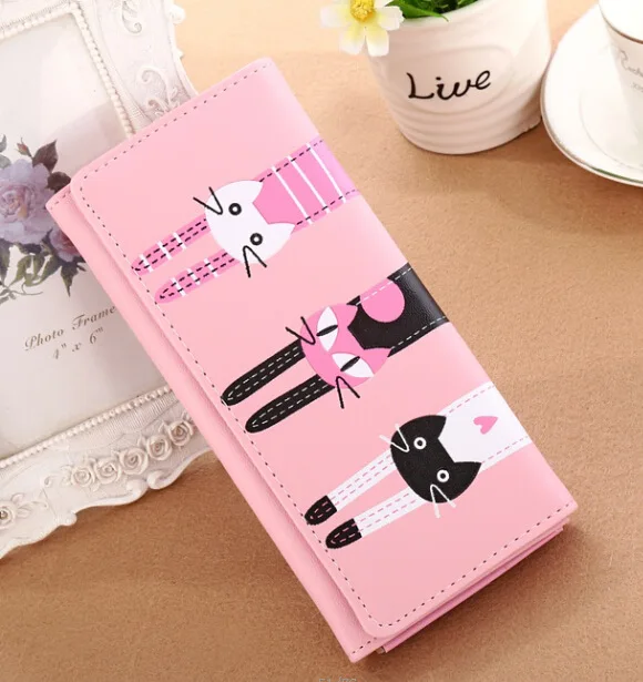 Cute Cat Women Wallets Phone Purse Long Hasp Female Purse Women's Wallet Ladies Wallet Purse for Girls Portefeuille Carteira
Cute Cat Women Wallets Phone Purse Long Hasp Female Purse Women's Wallet Ladies Wallet Purse for Girls Portefeuille Carteira
