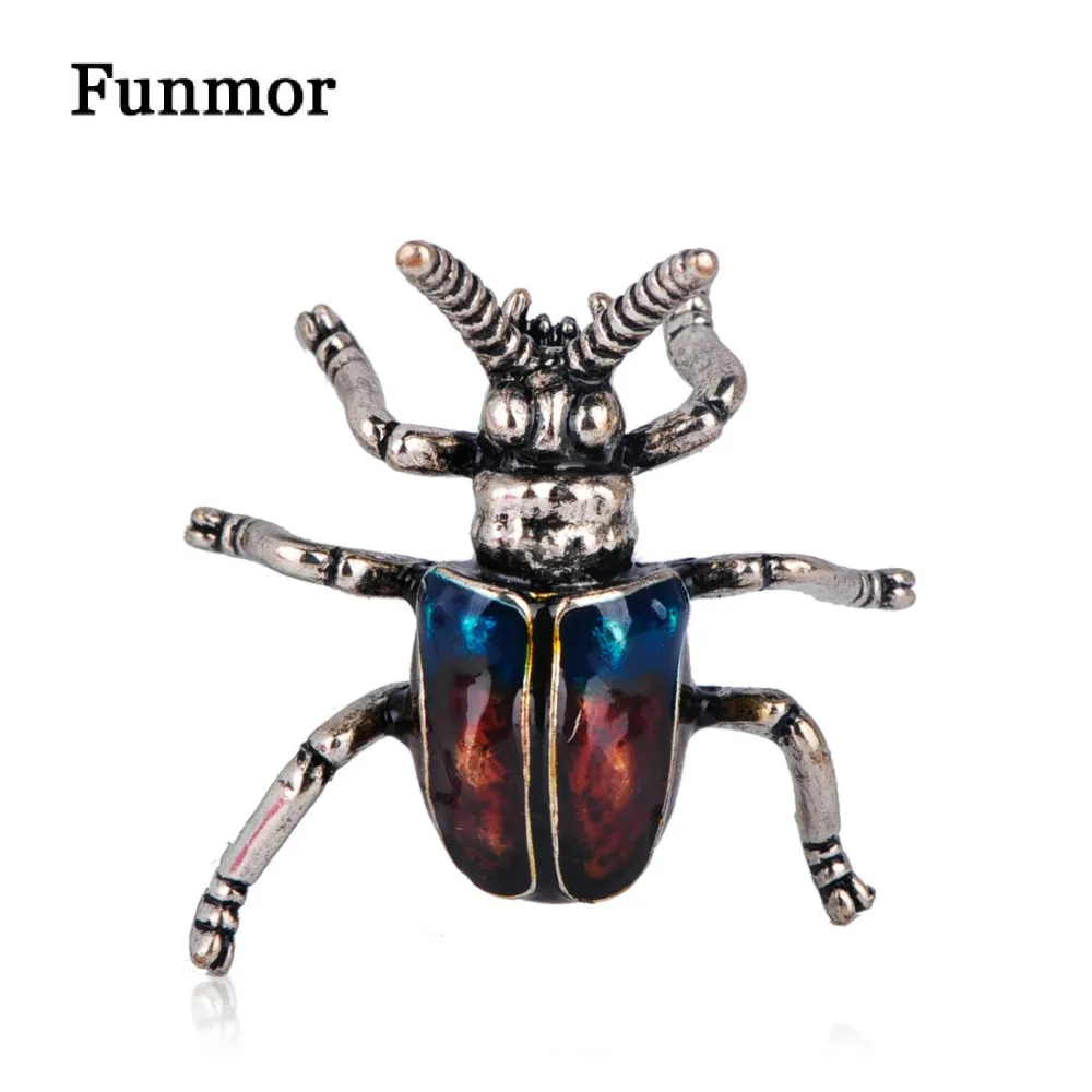 FUNMOR Classic Enamel Insect Brooches For Men Kids Suit Bag Accessories Antique Silver Color Alloy Beetle Shape Corsage Badge
FUNMOR Classic Enamel Insect Brooches For Men Kids Suit Bag Accessories Antique Silver Color Alloy Beetle Shape Corsage Badge