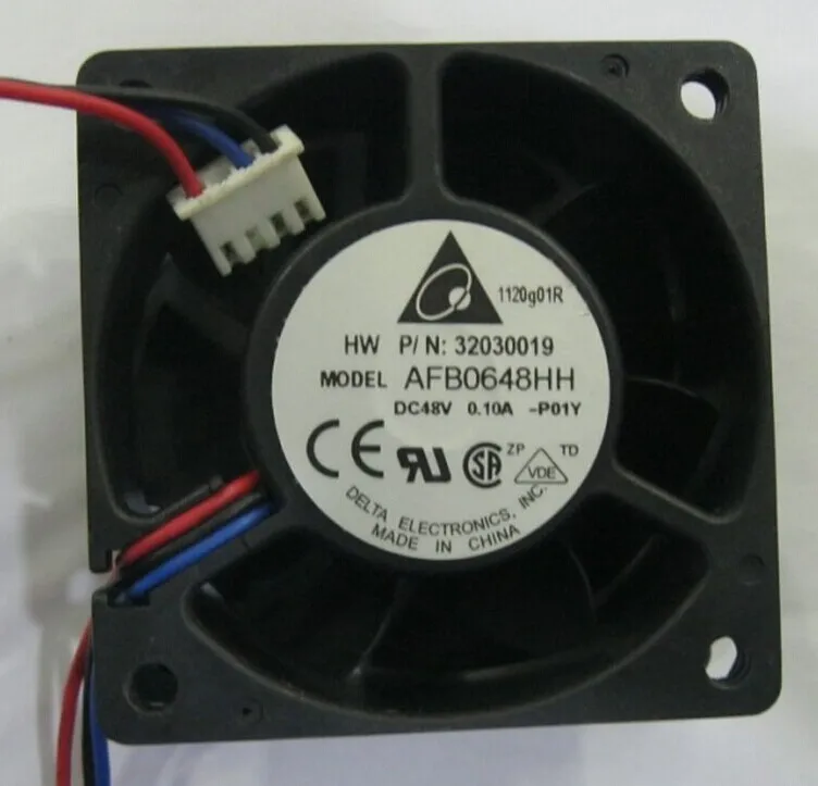 Genuine DELTA AFB0648HH 6025 0.12A 60*60*25mm DC 48V 2 wire double ball inverter fan
Genuine DELTA AFB0648HH 6025 0.12A 60*60*25mm DC 48V 2 wire double ball inverter fan