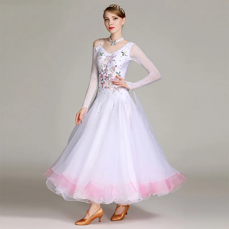 New Waltz Standard Ballroom Dress Modern Ballroom Dance Competition Dresses Women Ballroom Dance Dresses Rave Festival DQS1260
New Waltz Standard Ballroom Dress Modern Ballroom Dance Competition Dresses Women Ballroom Dance Dresses Rave Festival DQS1260