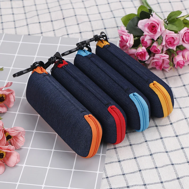 Glasses Box Denim Fabric Zipper Sunglasses Cases Protection Crush Resistance Container 4 Colors Eyewear Storage Bags
Glasses Box Denim Fabric Zipper Sunglasses Cases Protection Crush Resistance Container 4 Colors Eyewear Storage Bags
