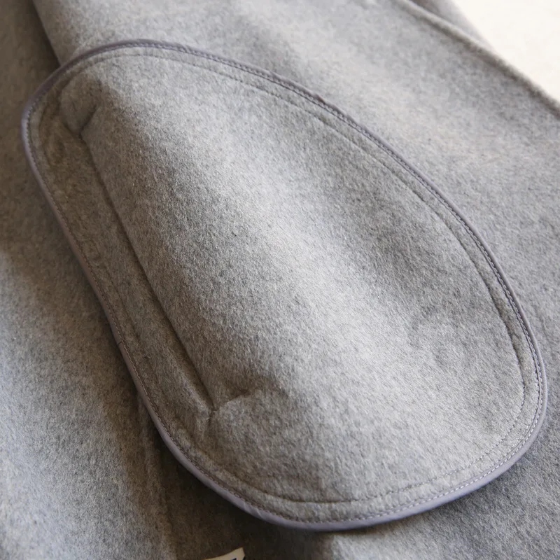 Long Hooded Coat Jacket Women Autumn Winter Solid Color Wool Cashmere Pocket Woolen Outwear Overcoat
Long Hooded Coat Jacket Women Autumn Winter Solid Color Wool Cashmere Pocket Woolen Outwear Overcoat