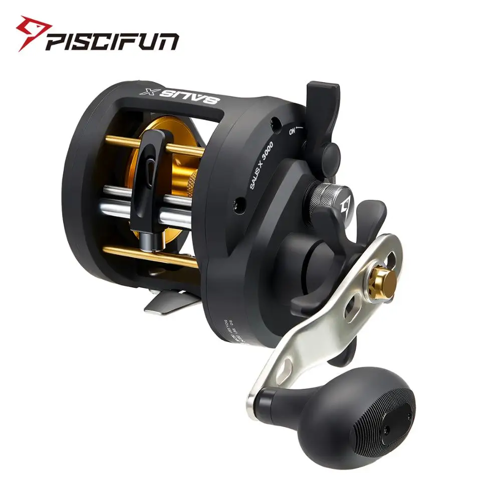 Piscifun Salis X Trolling Reel Up To 17KG Drag 6.2:1 Gear Ratio 7 Bearings 3000 5000 Saltwater Inshore Baitcasting Fishing Reel
Piscifun Salis X Trolling Reel Up To 17KG Drag 6.2:1 Gear Ratio 7 Bearings 3000 5000 Saltwater Inshore Baitcasting Fishing Reel