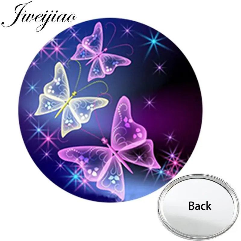 JWEIJIAO Butterfly One Side Flat Mini Pocket Mirror Compact Portable Makeup Vanity Hand Travel Purse Mirror
JWEIJIAO Butterfly One Side Flat Mini Pocket Mirror Compact Portable Makeup Vanity Hand Travel Purse Mirror