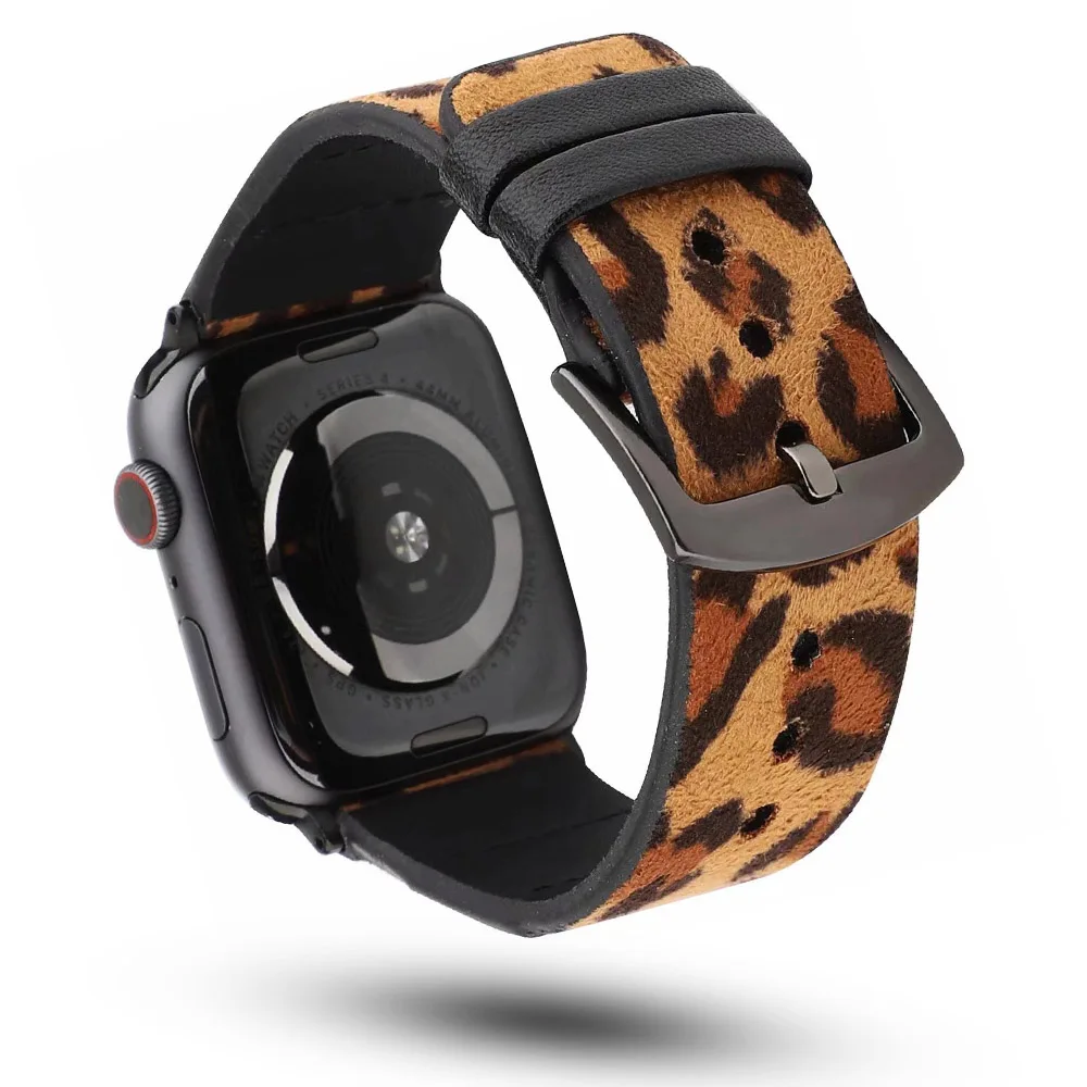 For Apple Watch 7 Band Series 6 SE 5 4 3 Leather Strap Leopard Print Bracelet for Iwatch 41mm 45mm 40mm 44mm 38mm 42mm Belt
For Apple Watch 7 Band Series 6 SE 5 4 3 Leather Strap Leopard Print Bracelet for Iwatch 41mm 45mm 40mm 44mm 38mm 42mm Belt