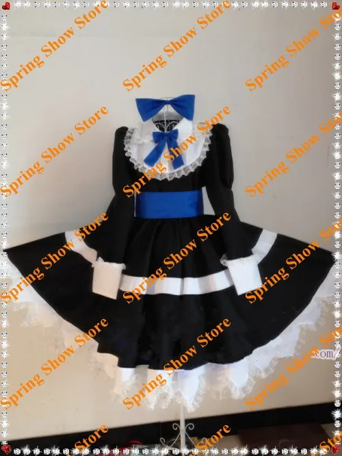 Свободное женское платье с поясом для чулок черного цвета|cosplay costume|costume cosplaydeluxe