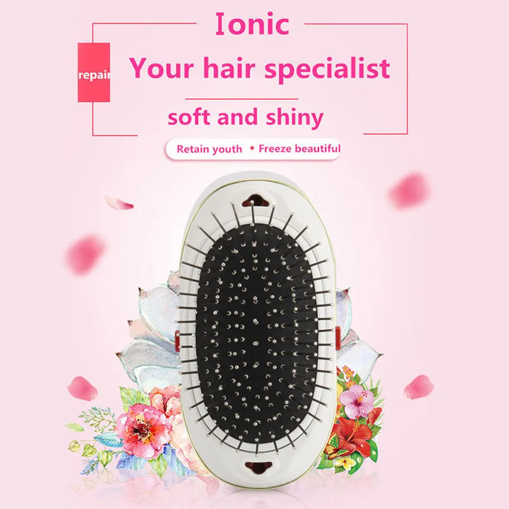 Portable Electric Ionic Hairbrush Takeout Mini Hair Brush Comb Massage Head Tool 669
Portable Electric Ionic Hairbrush Takeout Mini Hair Brush Comb Massage Head Tool 669