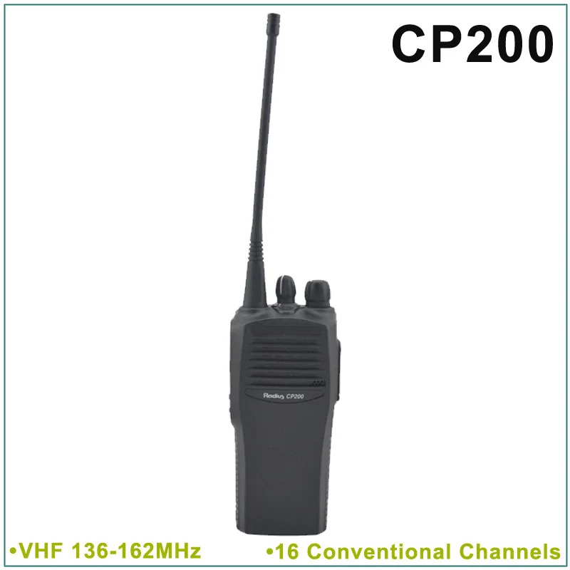 Совершенно новый CP200 VHF 136-162MHz 16 обычных каналов Портативное двухстороннее радио