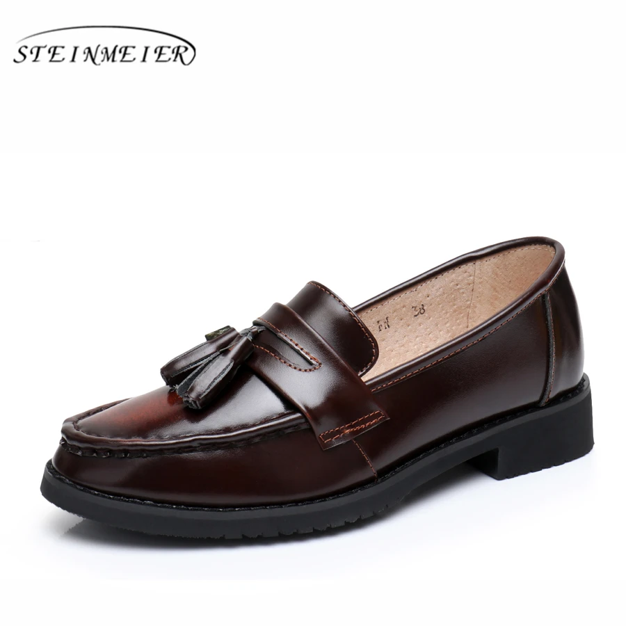 Genuine Leather Women Oxford Formal Shoes Flats Round Toe Handmade Flat Shoes Vintage Shoes Women's Loafers 2022 Spring Summer
Genuine Leather Women Oxford Formal Shoes Flats Round Toe Handmade Flat Shoes Vintage Shoes Women's Loafers 2022 Spring Summer