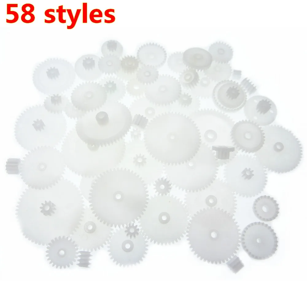 IMC hot 58 styles Plastic Gears Cog Wheels All The Module 0.5 Robot Parts DIY Necessary 1set
IMC hot 58 styles Plastic Gears Cog Wheels All The Module 0.5 Robot Parts DIY Necessary 1set