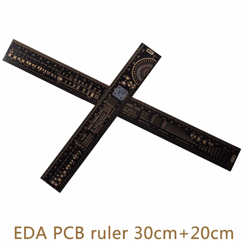 30 см + 20 линейка PCB EDA измерительный инструмент точный Реверсивный Высокоточный