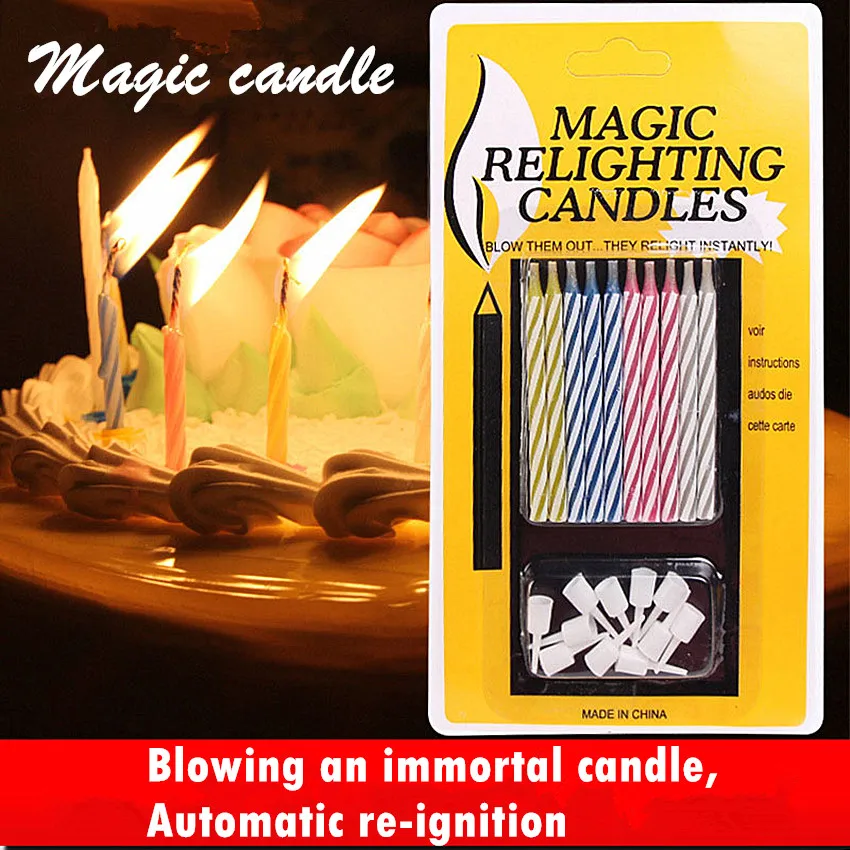 Magic Candles Relighting Decor Crafts Home Decoration For Party Birthday 10pcs Joke Rick Mas Gift
Magic Candles Relighting Decor Crafts Home Decoration For Party Birthday 10pcs Joke Rick Mas Gift