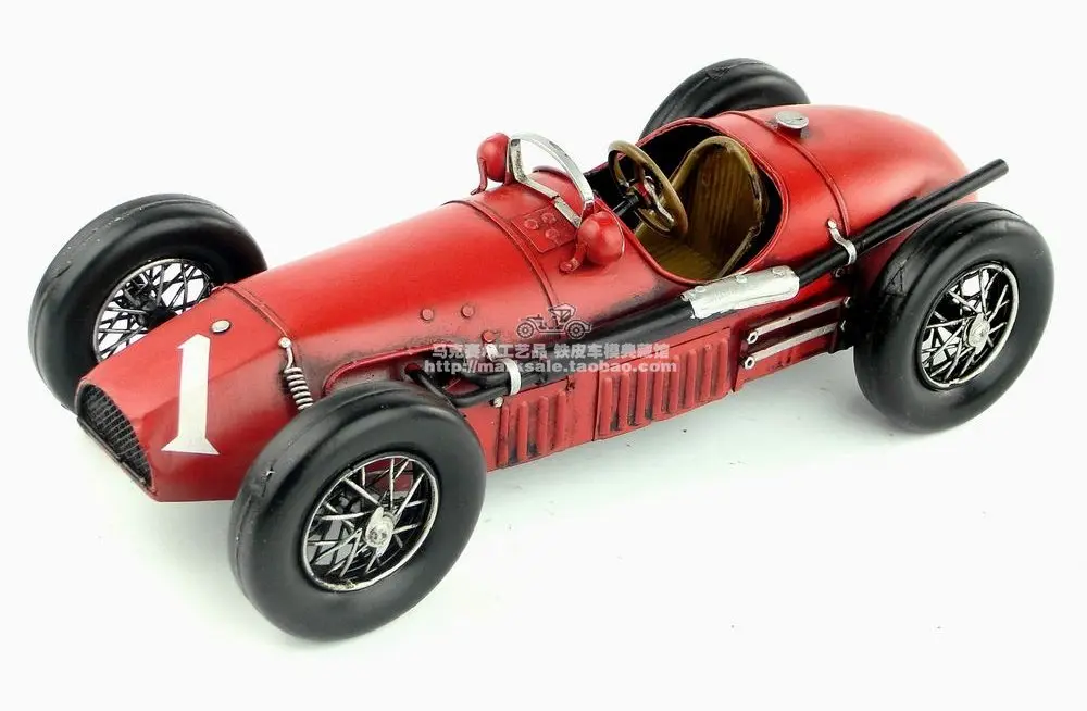 Старинная железная модель 500 F2 1952 винтажное украшение для автомобиля старинное