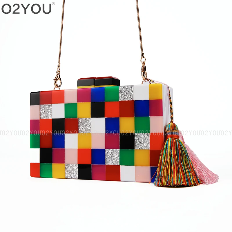 Acrylic colorful evening clutch bag elegant Handmade bag party wedding bridal purse Acrylic Box Clutch Bag Ladies Shoulder Bag
Acrylic colorful evening clutch bag elegant Handmade bag party wedding bridal purse Acrylic Box Clutch Bag Ladies Shoulder Bag