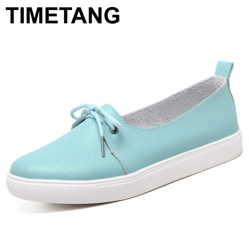 TIMETANG arrival spring lovely solid women shoes genuine leather women flats shoes colors single boat shoes woman causal loafers
TIMETANG arrival spring lovely solid women shoes genuine leather women flats shoes colors single boat shoes woman causal loafers