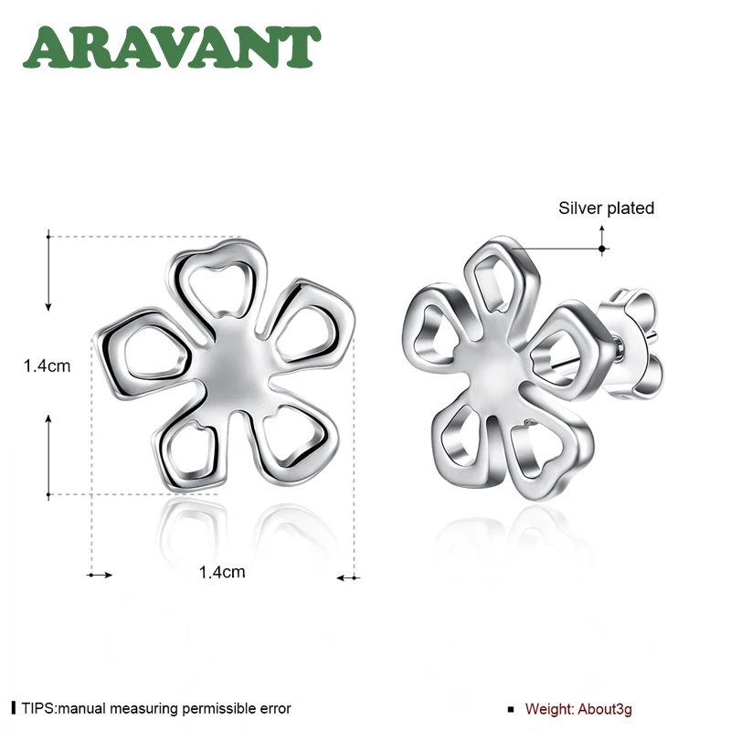 925 Silver Small Stud Earring Flowers Earrings For Women Fashion Earrings Silver Jewelry
925 Silver Small Stud Earring Flowers Earrings For Women Fashion Earrings Silver Jewelry