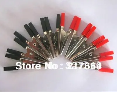 50pcs Crocodile Alligator Clip Clamp Connector Cable
50pcs Crocodile Alligator Clip Clamp Connector Cable