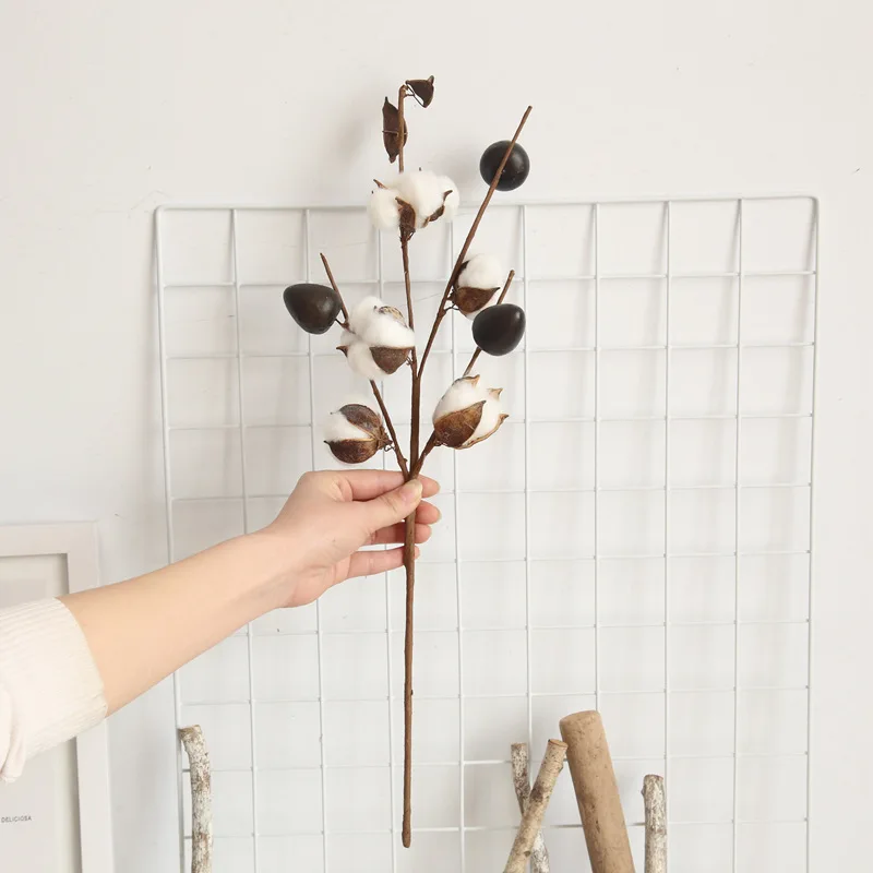 3pcs/lot 5 head Simulation cotton branches flowers artificial plants home wedding road lead flower decoration wall fake flower
3pcs/lot 5 head Simulation cotton branches flowers artificial plants home wedding road lead flower decoration wall fake flower